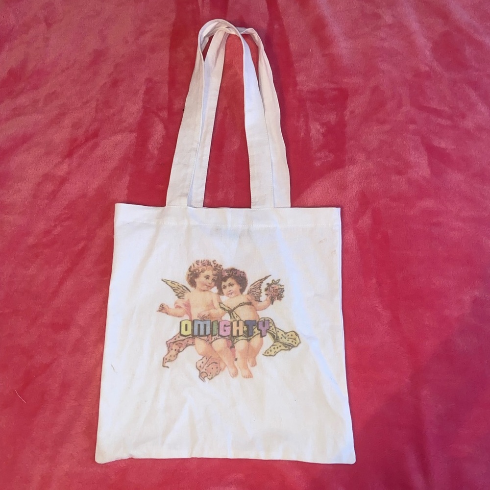Omighty Angel cherub tote bag 
#cherrub #dollskill #currentmood #2016 #indie